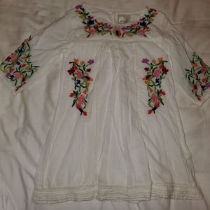 COPY - Peek Floral Embroidered Dress Sz L/8